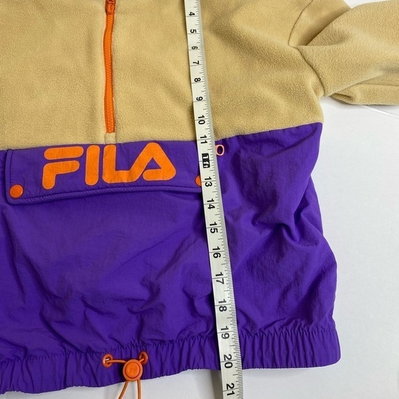 Women’s FILA Urban Outfitters Orange Purple Pullover - Picture 7 of 8